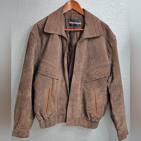 Genuine Suede Charles Klein Jacket   Size M - Picture 6 of 13